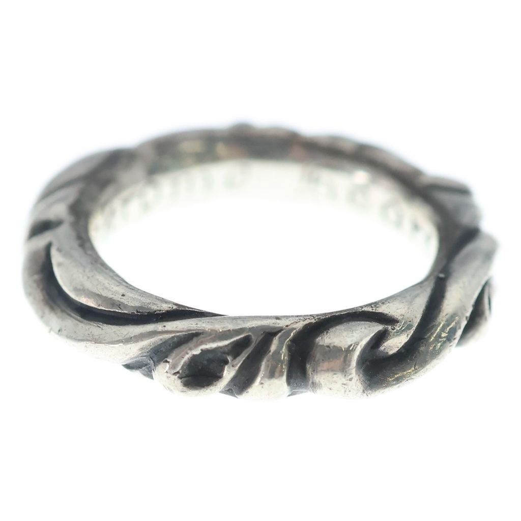Chrome Hearts Scrl Band Scroll Ring Silver