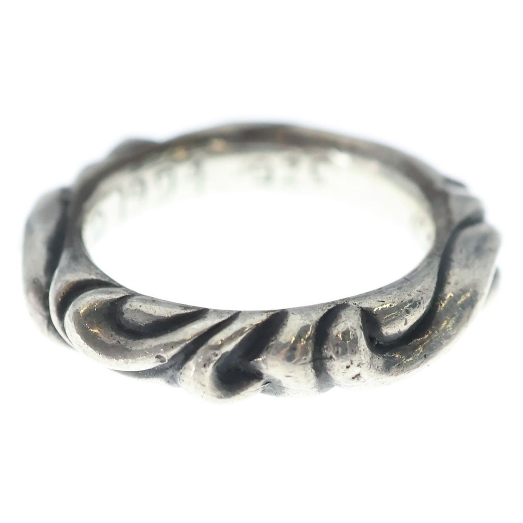 Chrome Hearts Scrl Band Scroll Ring Silver — view 2