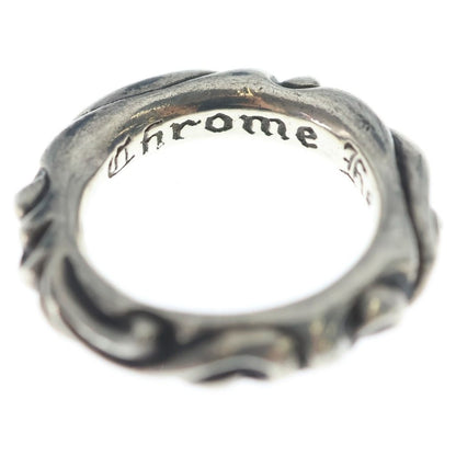 Chrome Hearts Scrl Band Scroll Ring Silver — view 5