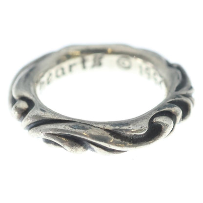 Chrome Hearts Scrl Band Scroll Ring Silver — view 3