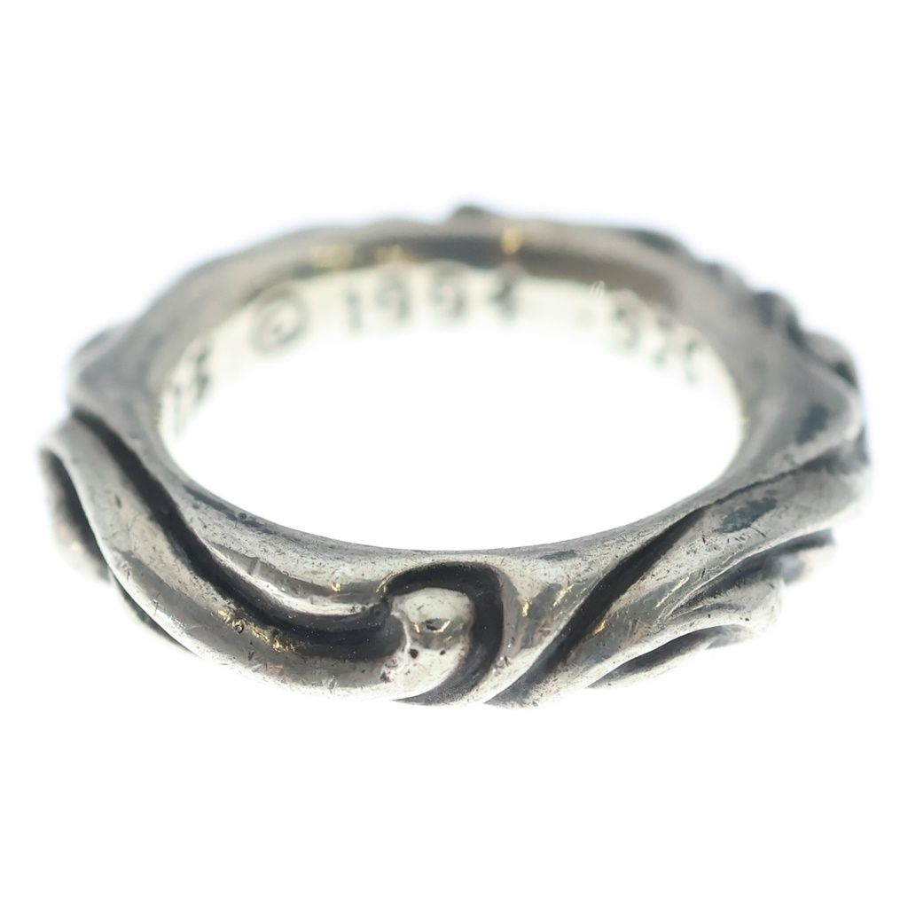 Chrome Hearts Scrl Band Scroll Ring Silver — view 2