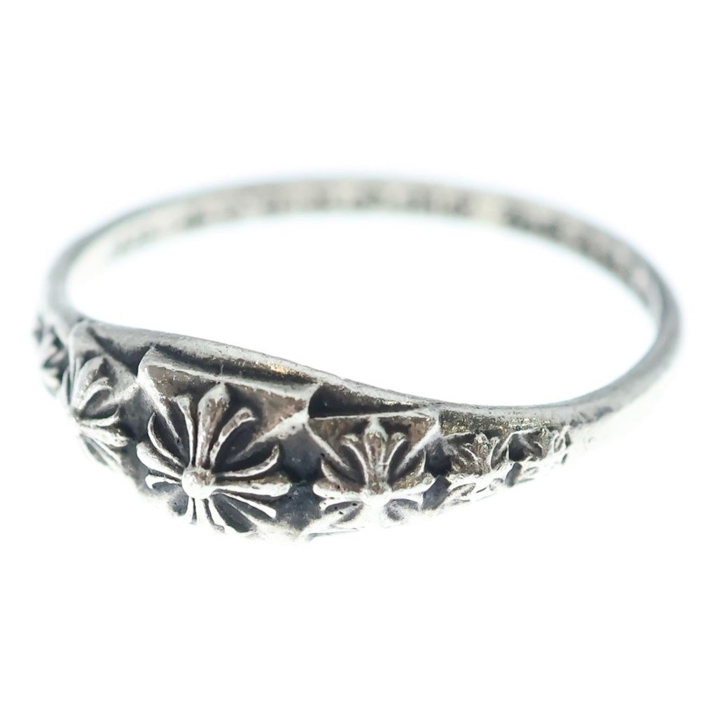 Chrome Hearts Tiny Pyramid Ring Silver