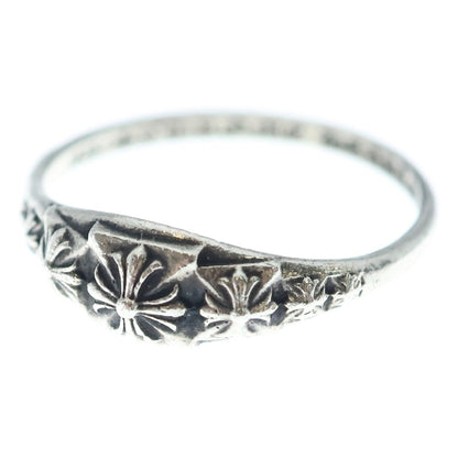 Chrome Hearts Tiny Pyramid Ring Silver