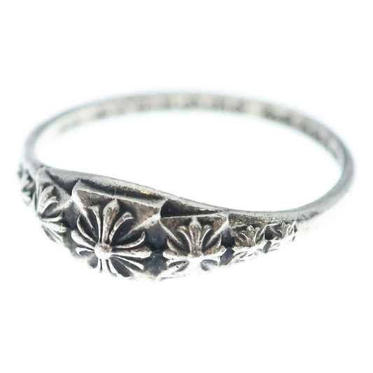 Chrome Hearts Tiny Pyramid Ring Silver