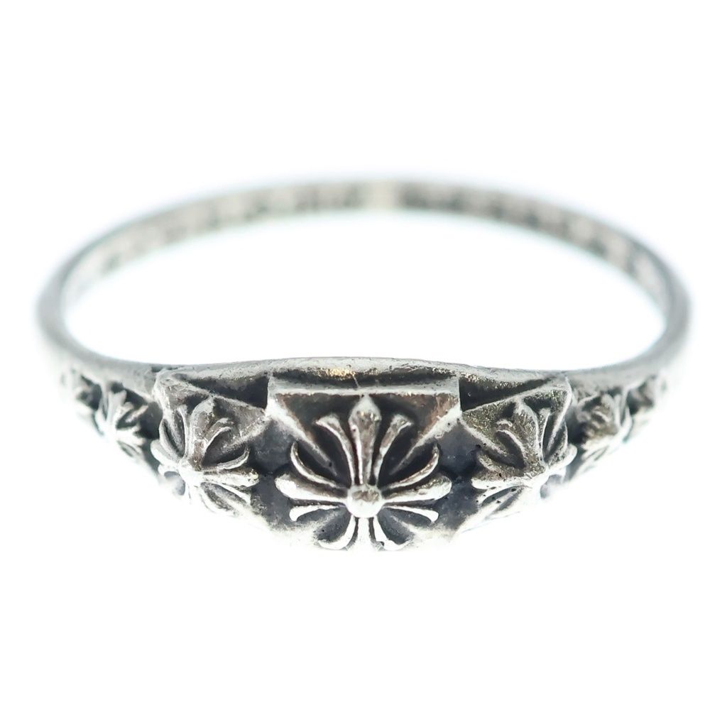 Chrome Hearts Tiny Pyramid Ring Silver — view 4