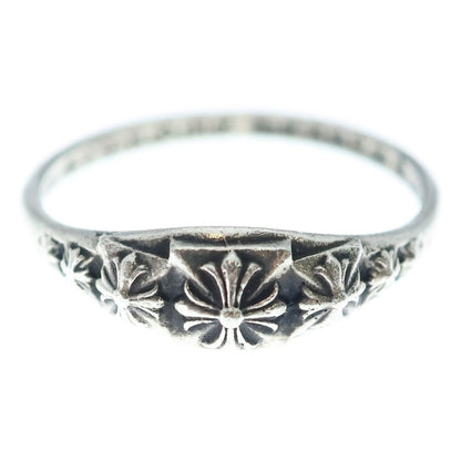 Chrome Hearts Tiny Pyramid Ring Silver — view 4