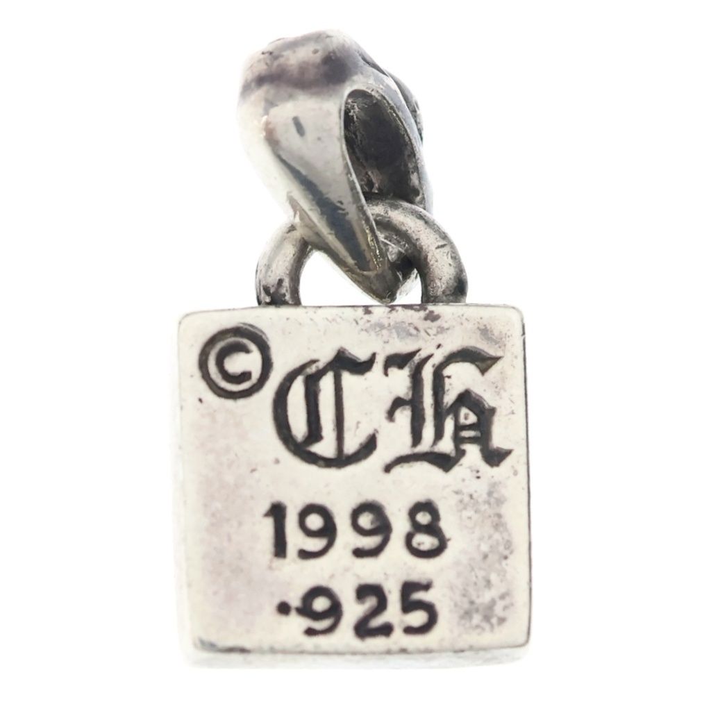 Chrome Hearts Framed Crow Charm Pendant Silver — view 2
