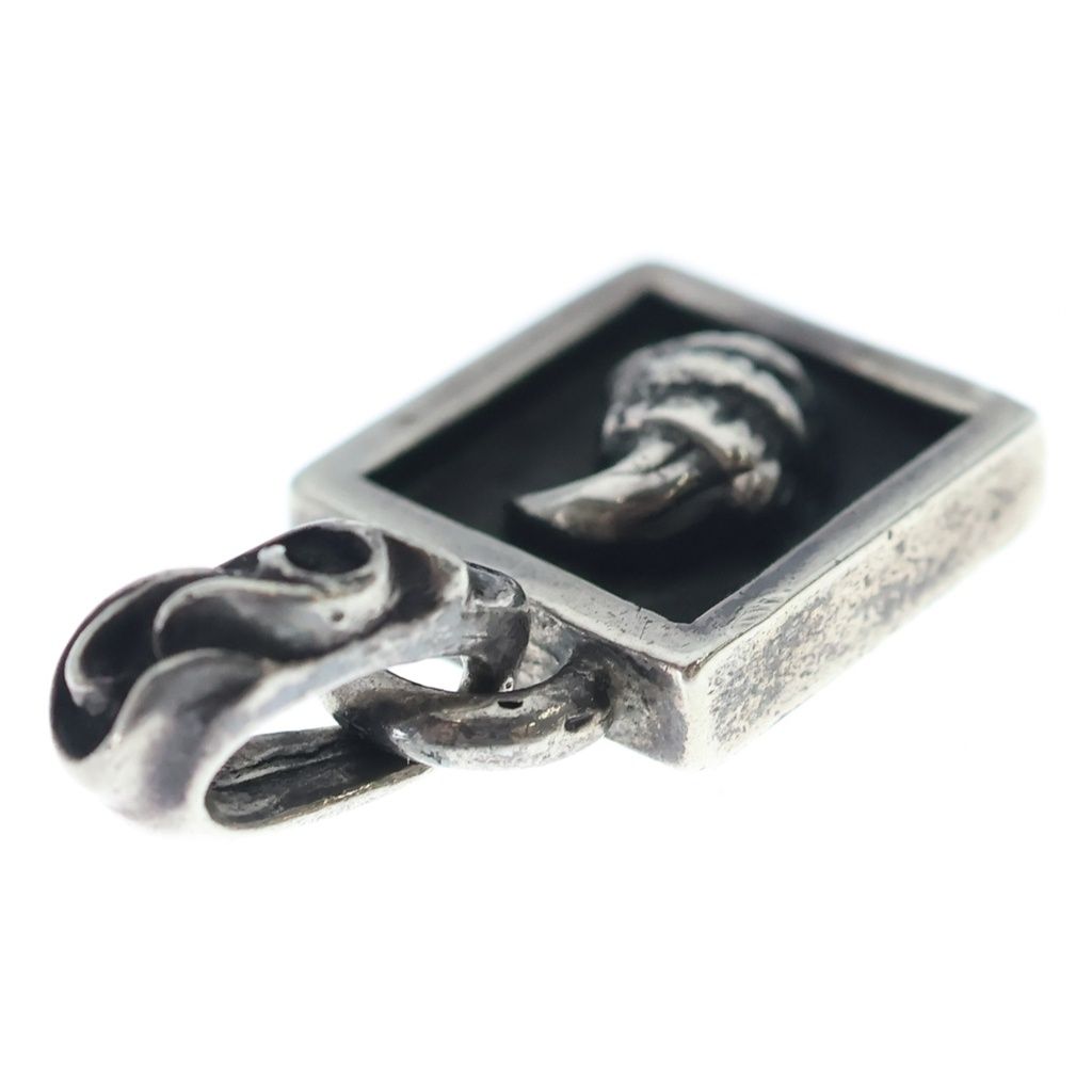Chrome Hearts Framed Crow Charm Pendant Silver — view 6