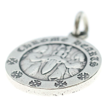 Chrome Hearts Chrm Angl Mdl V2 Angel Medal Charm Pendant Silver — view 5