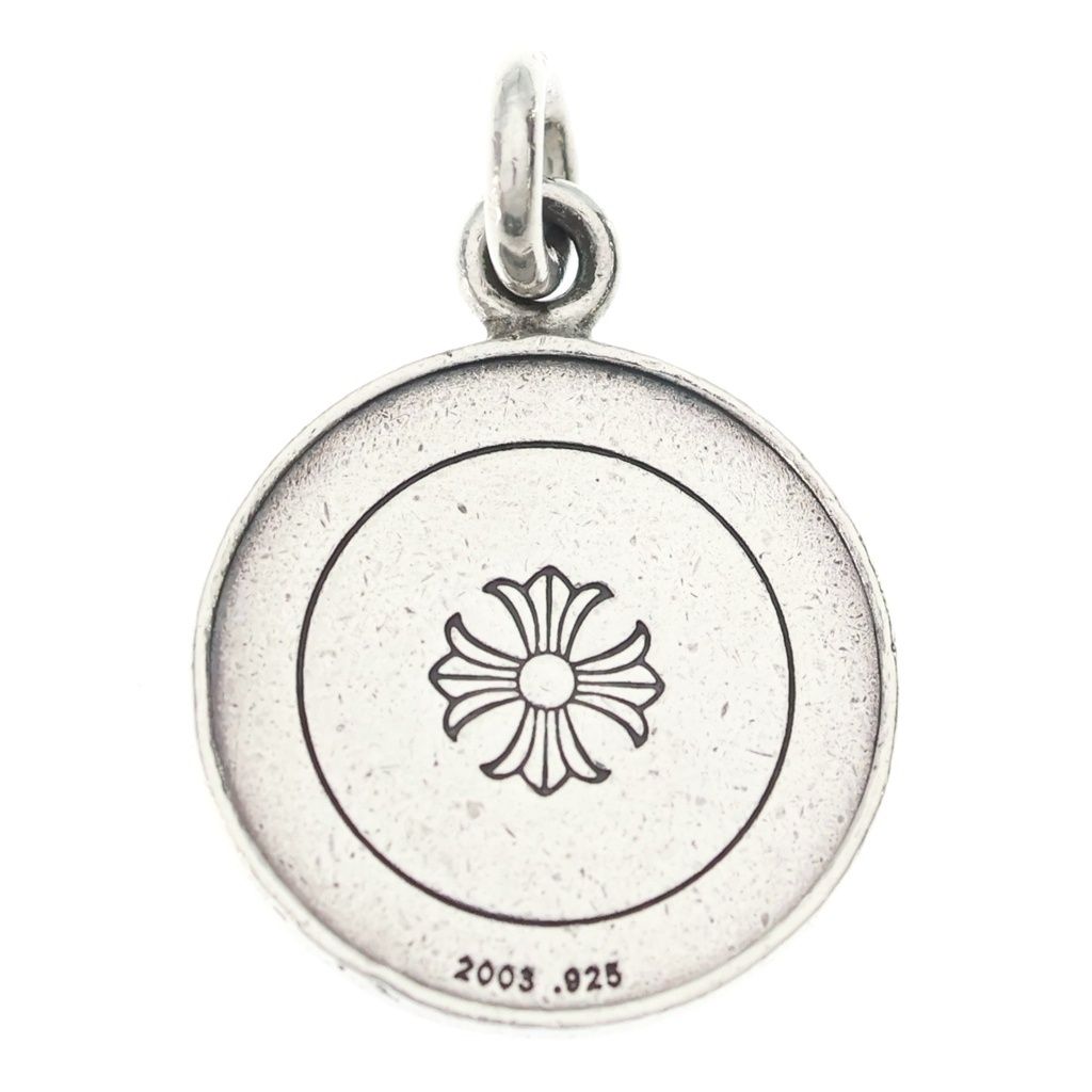 Chrome Hearts Chrm Angl Mdl V2 Angel Medal Charm Pendant Silver — view 2