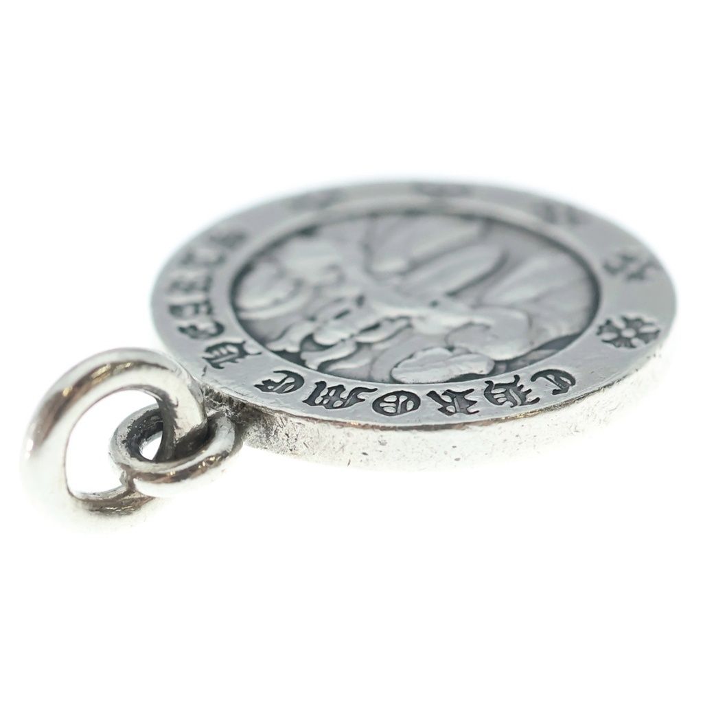 Chrome Hearts Chrm Angl Mdl V2 Angel Medal Charm Pendant Silver — view 6