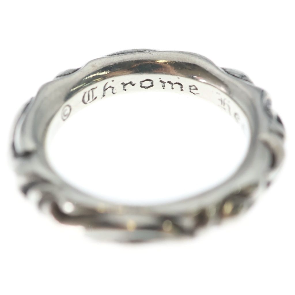 Chrome Hearts Scrl Band Scroll Ring Silver — view 5