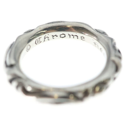 Chrome Hearts Scrl Band Scroll Ring Silver — view 5