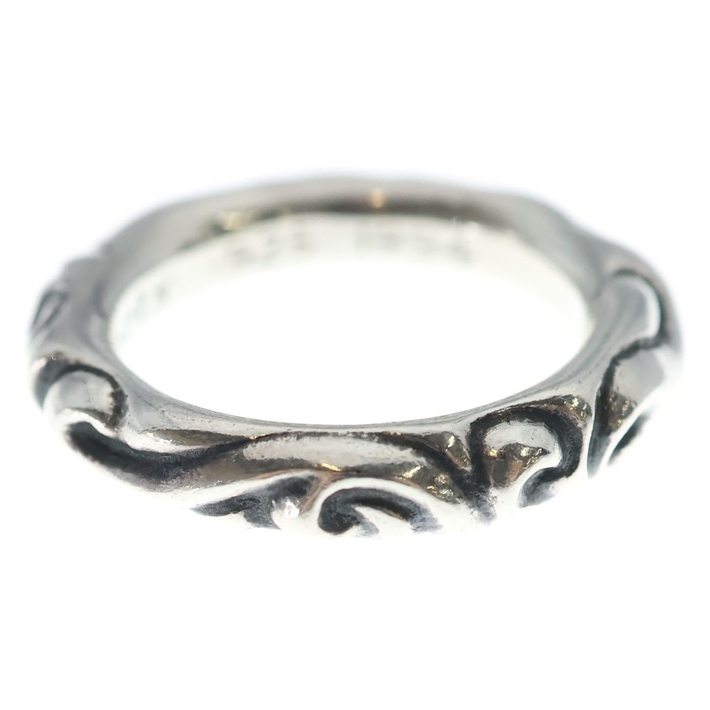Chrome Hearts Scrl Band Scroll Ring Silver — view 2