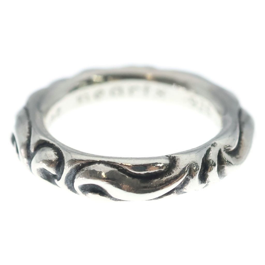 Chrome Hearts Scrl Band Scroll Ring Silver — view 3