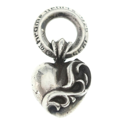 Chrome Heart Charm Pendant Silver