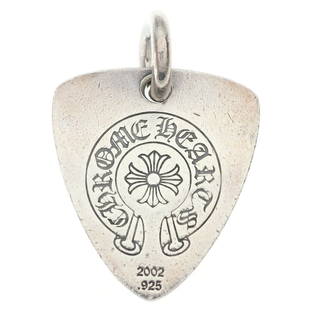 Chrome Hearts Guitar Pick Pendant Silver — view 2
