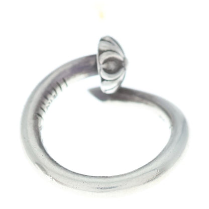 Chrome Hearts Nail Crsball Cross Ball Ring Silver — view 2