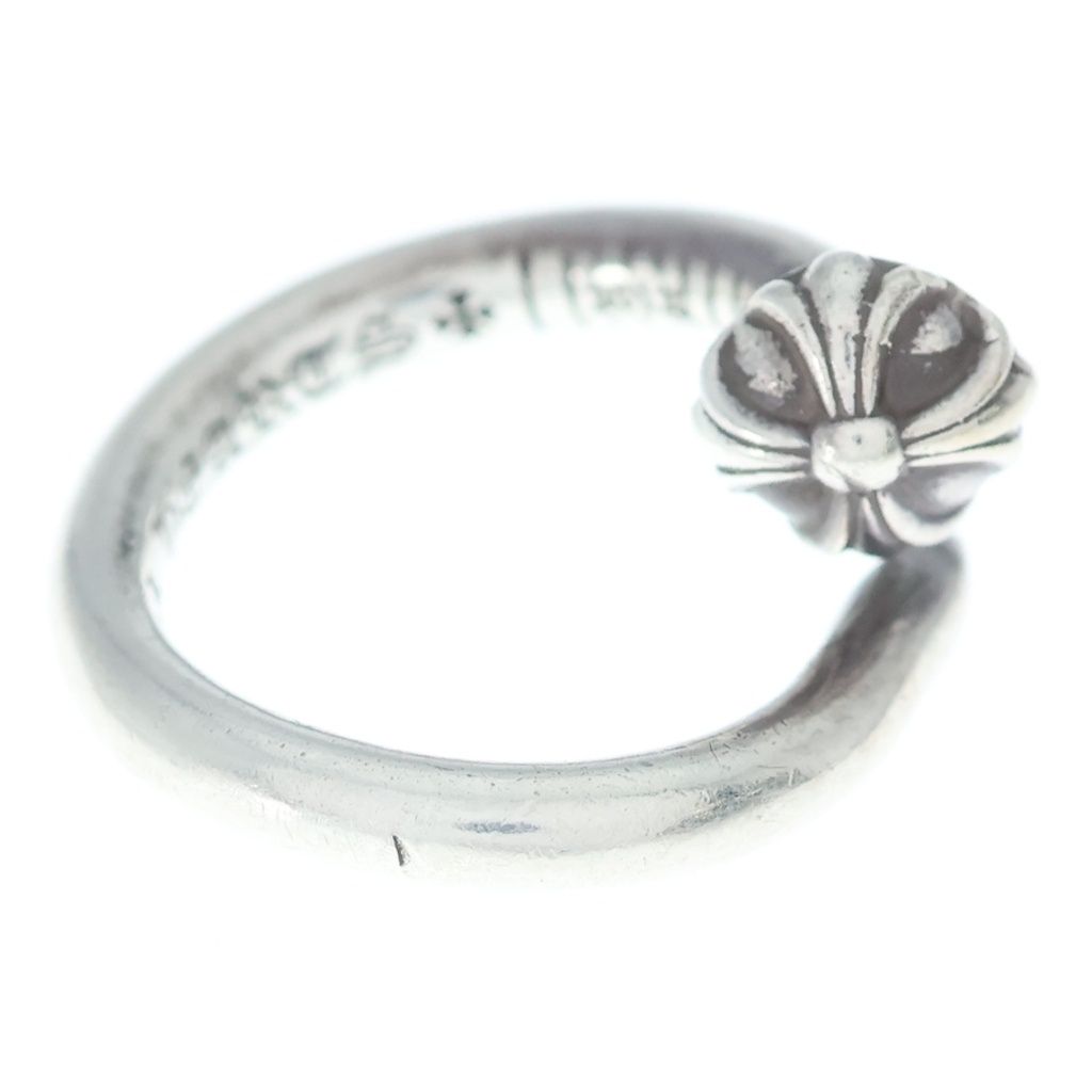 Chrome Hearts Nail Crsball Cross Ball Ring Silver — view 3