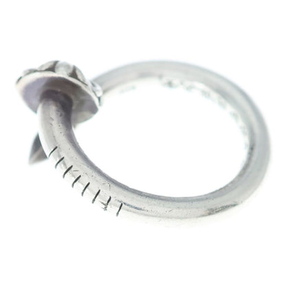 Chrome Hearts Nail Crsball Cross Ball Ring Silver — view 4