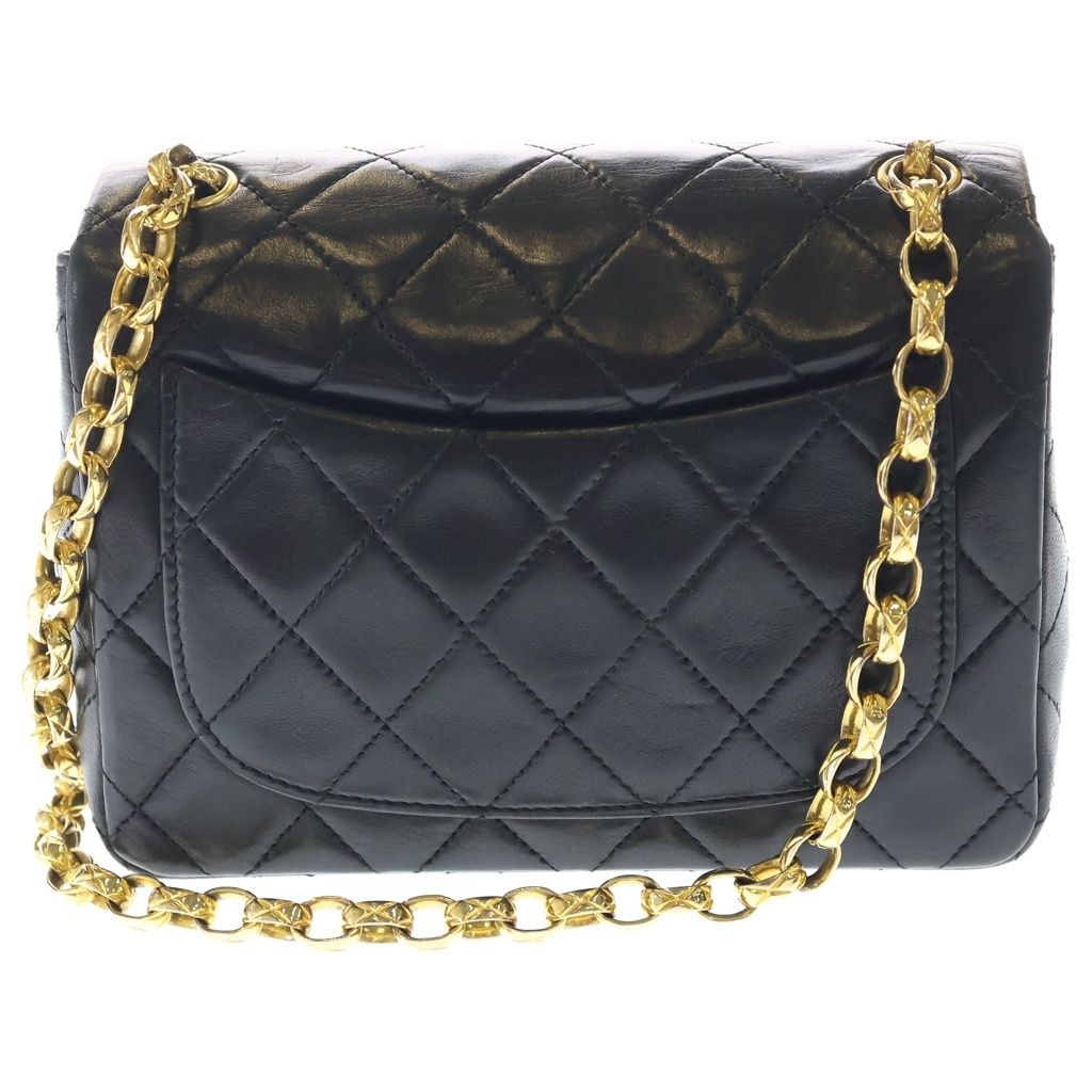 Chanel Mini Quilted 17 Lambskin Leather S Flap Bijou Chain Shoulder Bag Gold — view 2