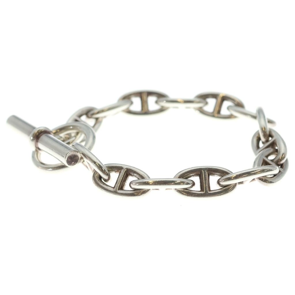 Hermes Chaine D'ancre GM 13 Pieces Bracelet Silver Chain — view 4