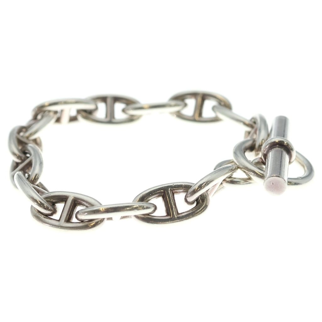 Hermes Chaine D'ancre GM 13 Pieces Bracelet Silver Chain — view 3