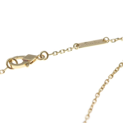 Van Cleef & Arpels Vintage Alhambra Guilloche Pendant Chain Gold — view 4