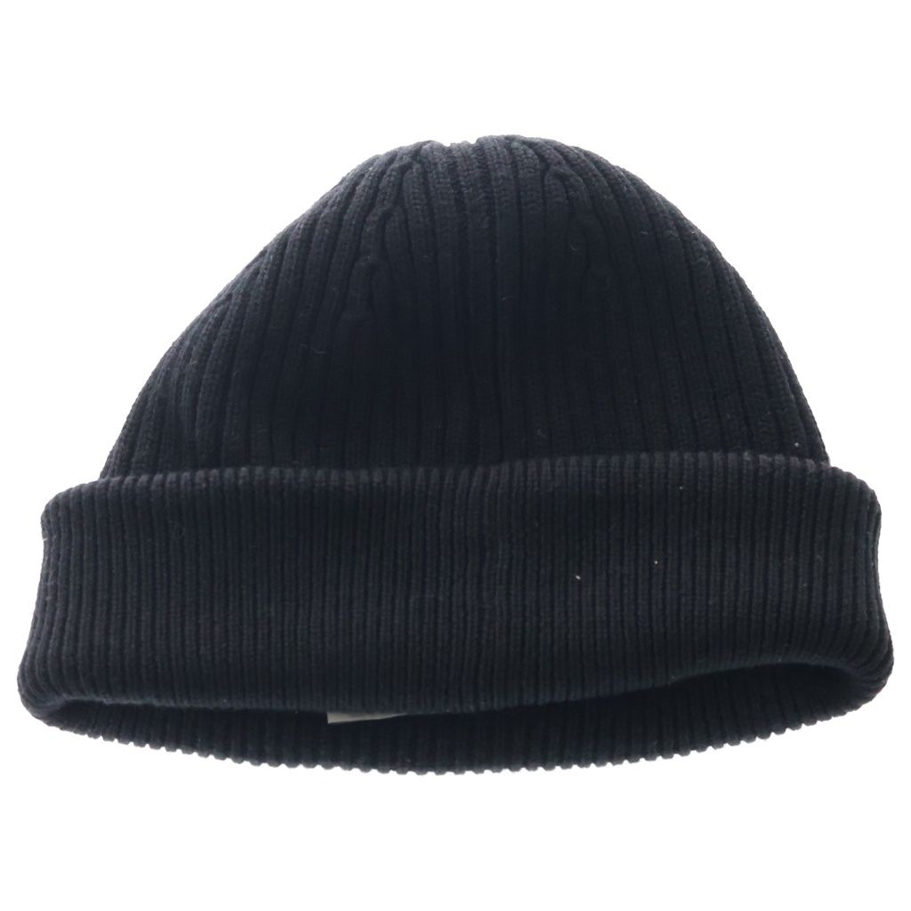 Loewe Logo Embroidery Wool Knit Cap Black — view 2