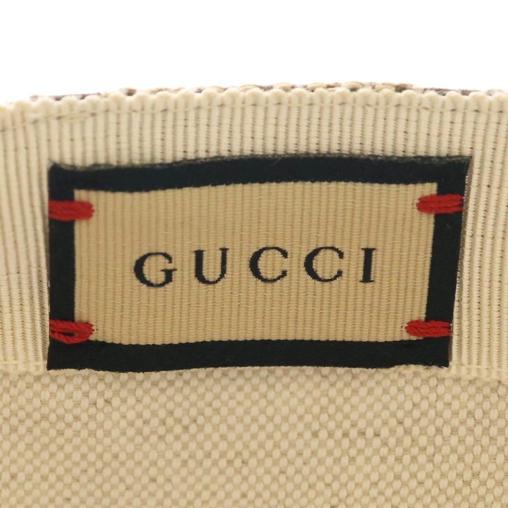 Gucci Jumbo GG Pattern Canvas Baseball Cap Hat Beige — view 7