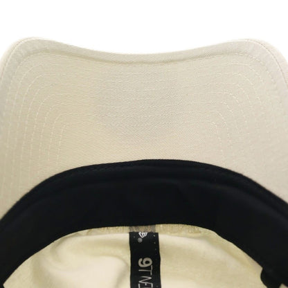 Saint Laurent New Era Paris Logo Embroidery 6 Panel Baseball Cap Hat Beige — view 6
