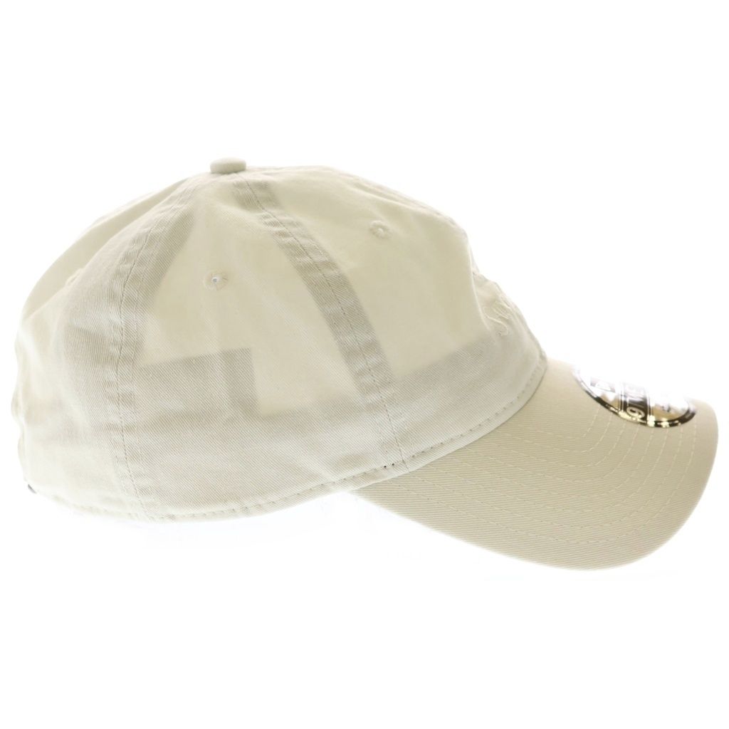 Saint Laurent New Era Paris Logo Embroidery 6 Panel Baseball Cap Hat Beige — view 3