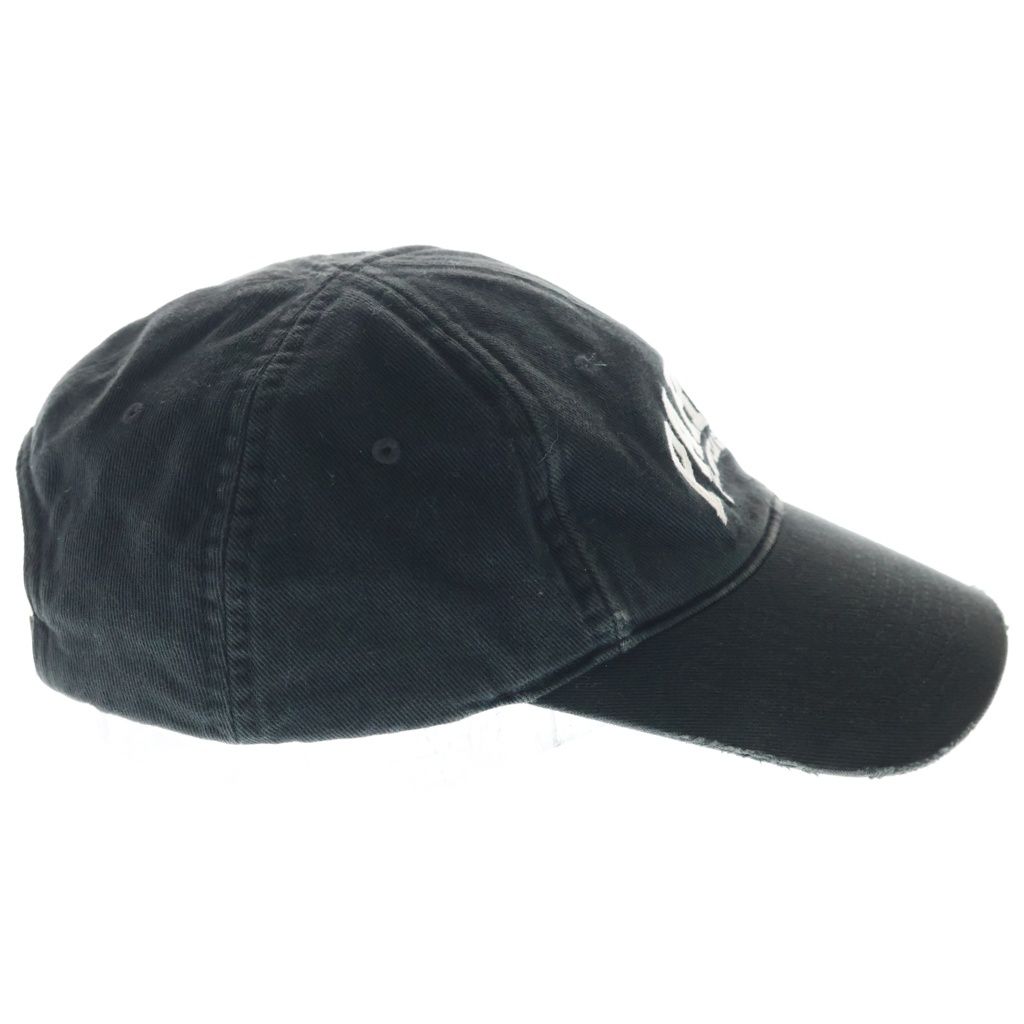 Balenciaga Cities Paris Cap Logo Embroidery Baseball Cap Hat Black — view 3