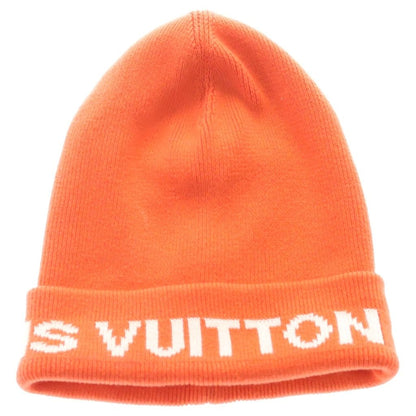 Louis Vuitton LV Cup Logo Cotton Cashmere Beanie Knit Hat Orange