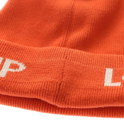 Louis Vuitton LV Cup Logo Cotton Cashmere Beanie Knit Hat Orange — view 6
