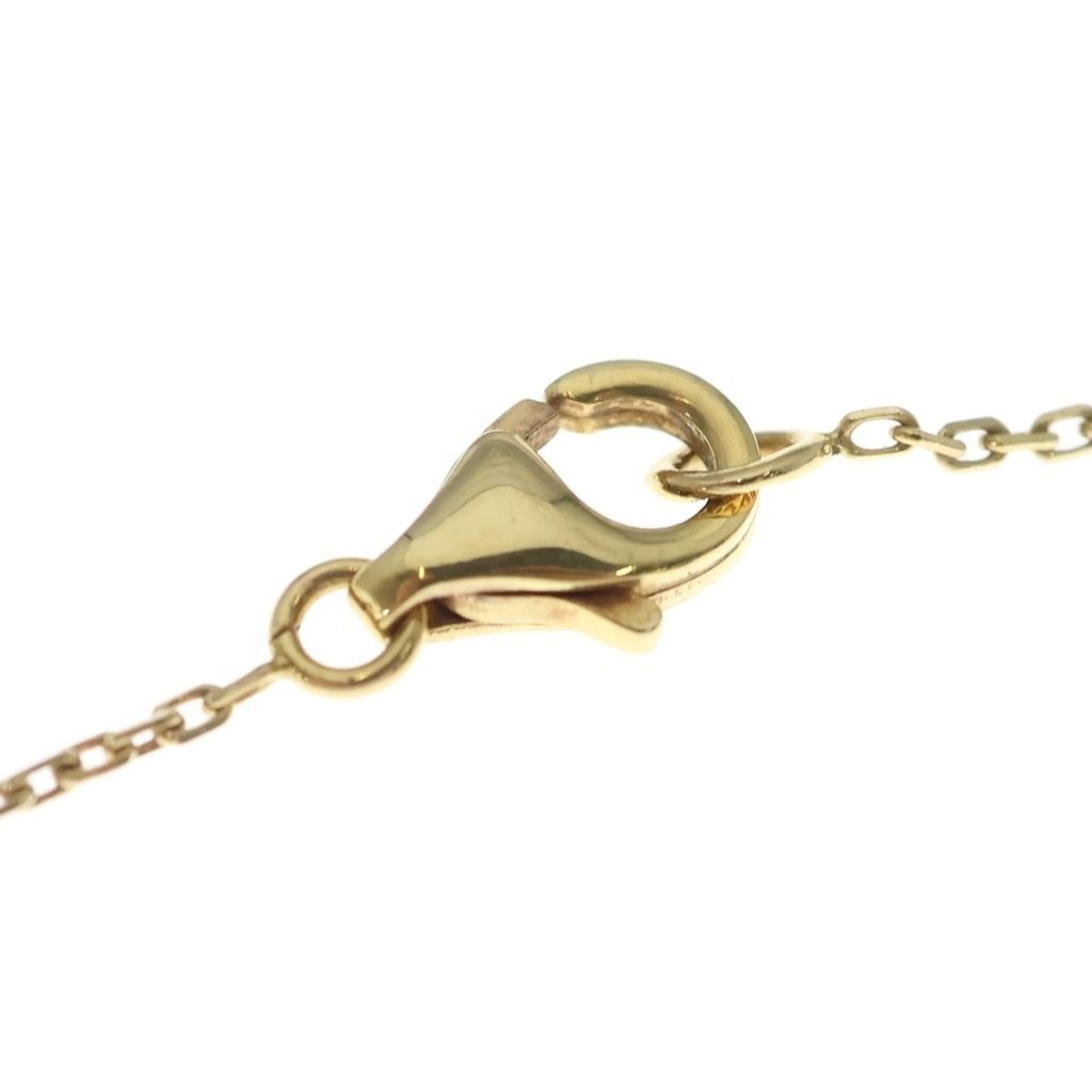Van Cleef & Arpels Sweet Alhambra Mother of Pearl Pendant Chain Gold — view 4