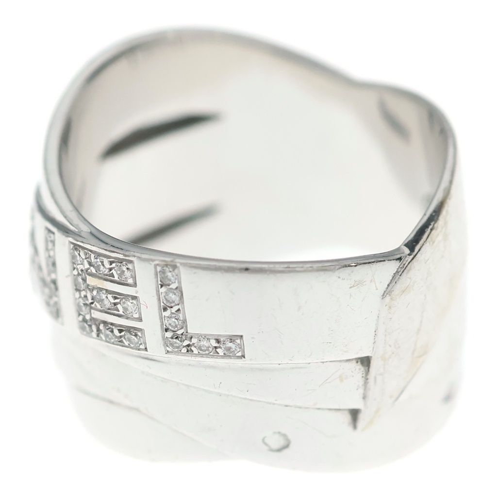 Chanel Boldic Diamond Ring Silver — view 4