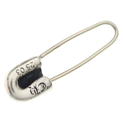 Chrome Hearts ER Safety Pin Silver Earrings — view 2