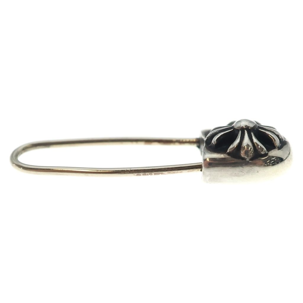 Chrome Hearts ER Safety Pin Silver Earrings — view 4
