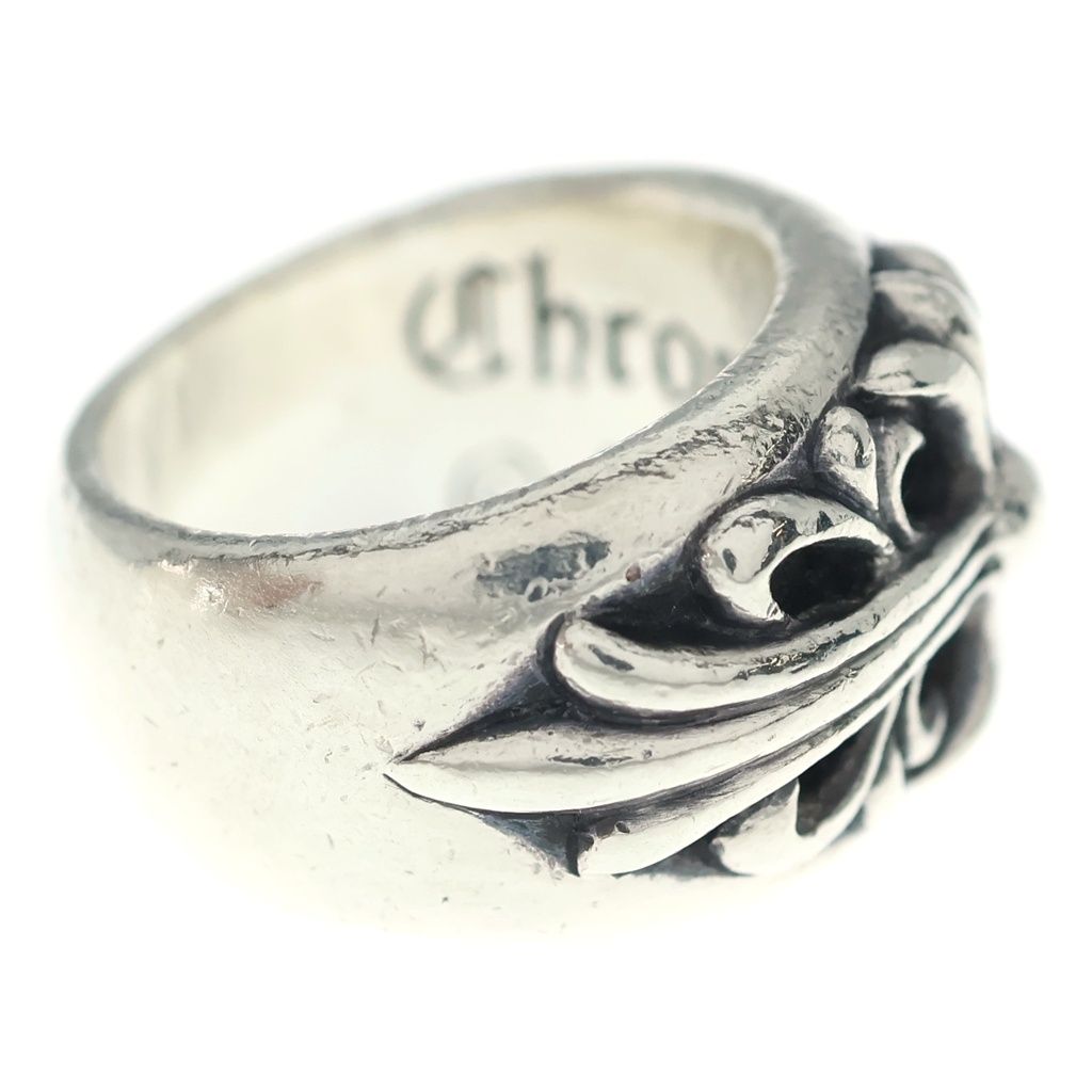 Chrome Hearts Flrl Crs Floral Cross Ring Silver — view 3