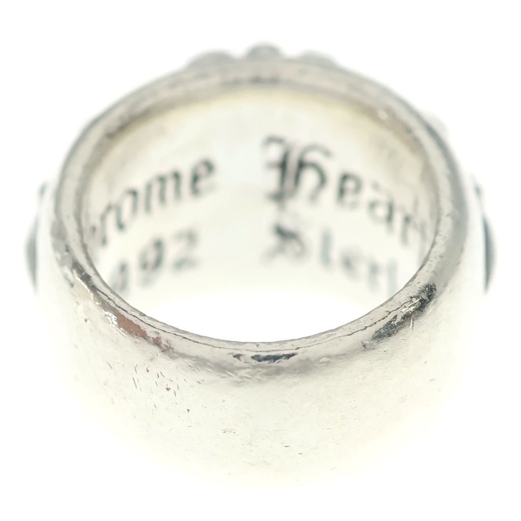 Chrome Hearts Flrl Crs Floral Cross Ring Silver — view 2