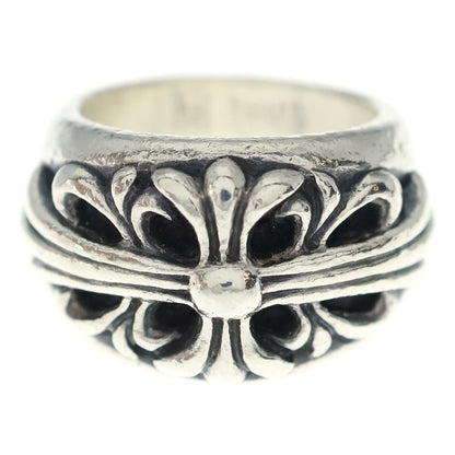Chrome Hearts Flrl Crs Floral Cross Ring Silver — view 4