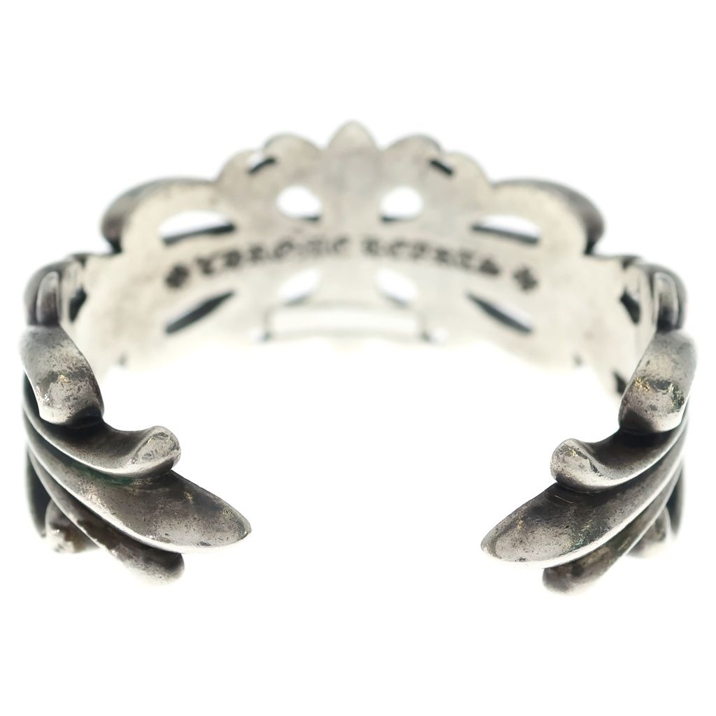 Chrome Hearts Double Floral Cross Calf Bangle Bracelet — view 2