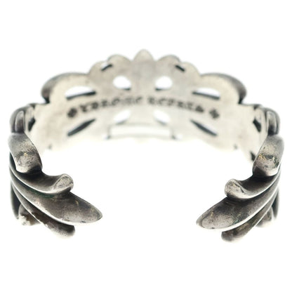 Chrome Hearts Double Floral Cross Calf Bangle Bracelet — view 2
