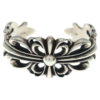 Chrome Hearts Double Floral Cross Calf Bangle Bracelet — view 4