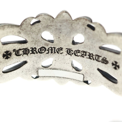 Chrome Hearts Double Floral Cross Calf Bangle Bracelet — view 5