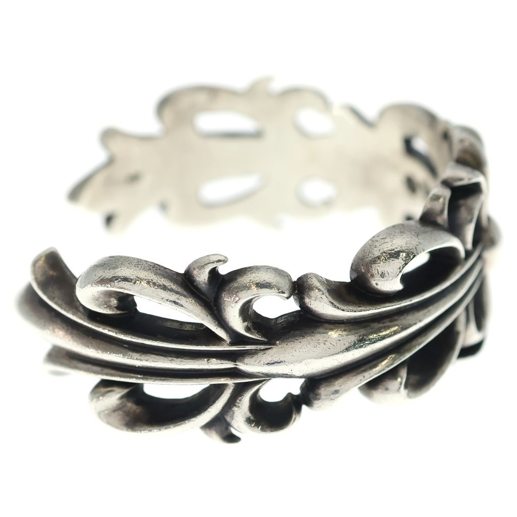 Chrome Hearts Double Floral Cross Calf Bangle Bracelet — view 3