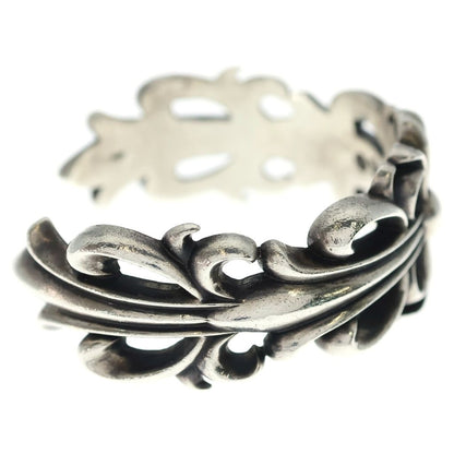 Chrome Hearts Double Floral Cross Calf Bangle Bracelet — view 3