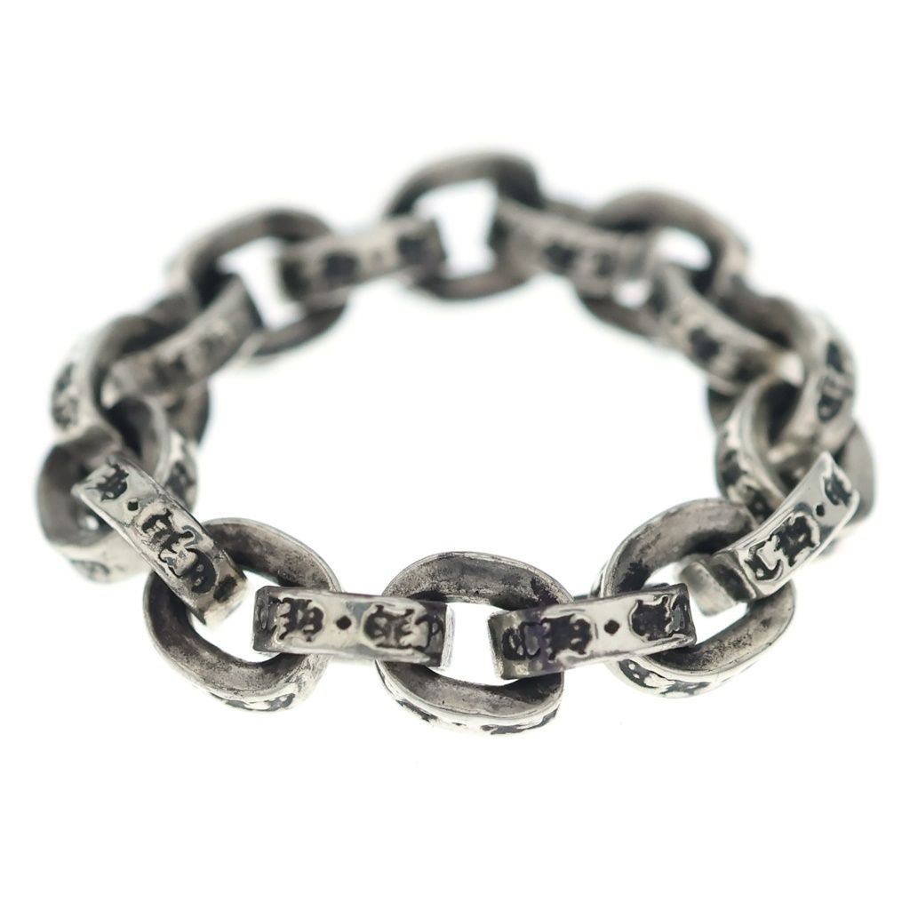Chrome Hearts Paper Chain Ring Silver — view 4