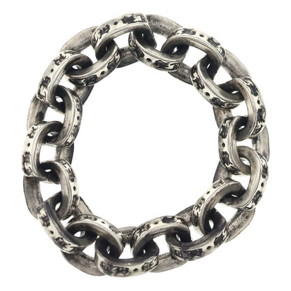 Chrome Hearts Paper Chain Ring Silver — view 5